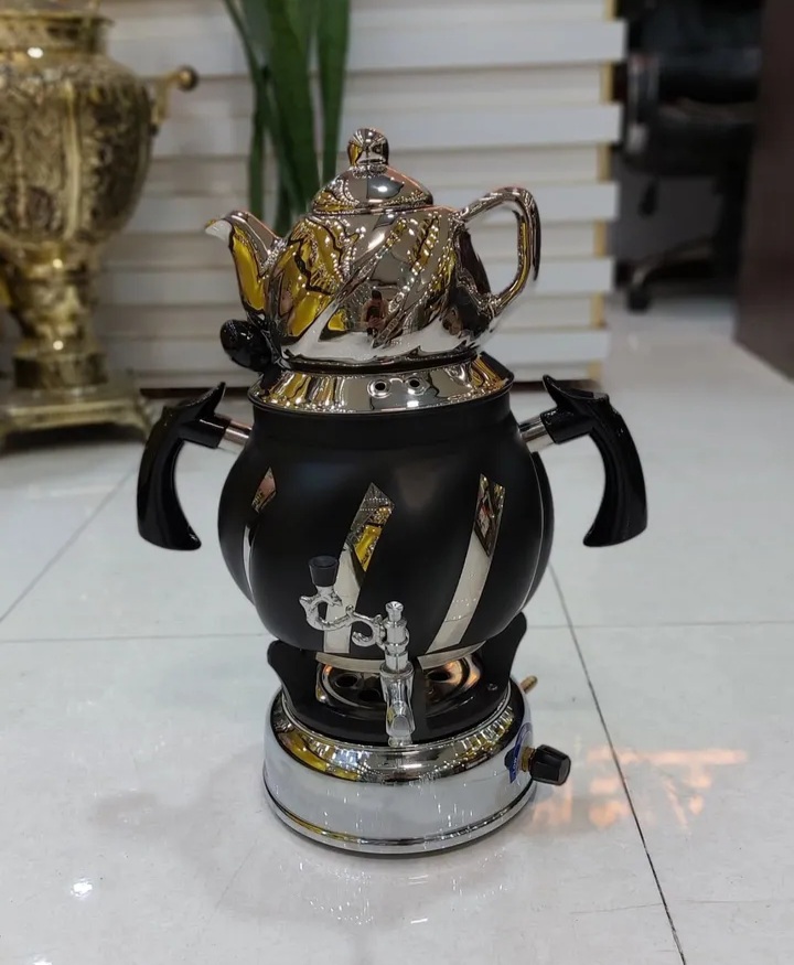 سماور گازی 3 کاره ترمه کوبل دار