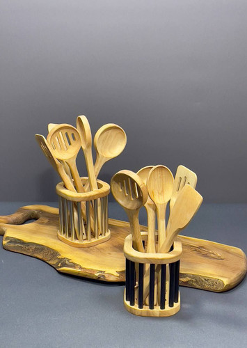 ست کفگیر و ملاقه مدل میله ای