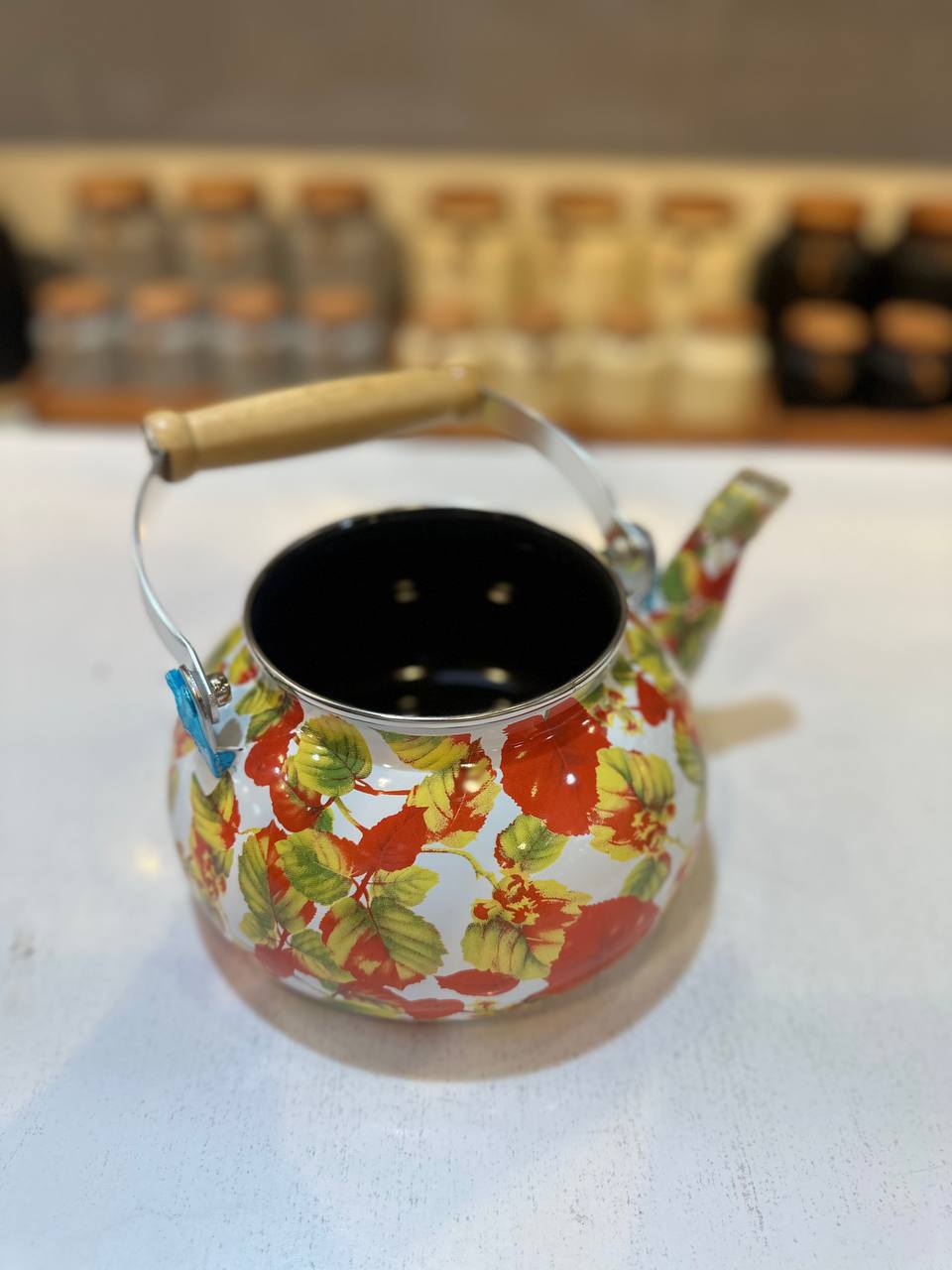 کتری و قوری گلدار وارداتی