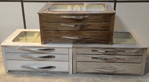 جعبه قاشق و چنگال سه کشو