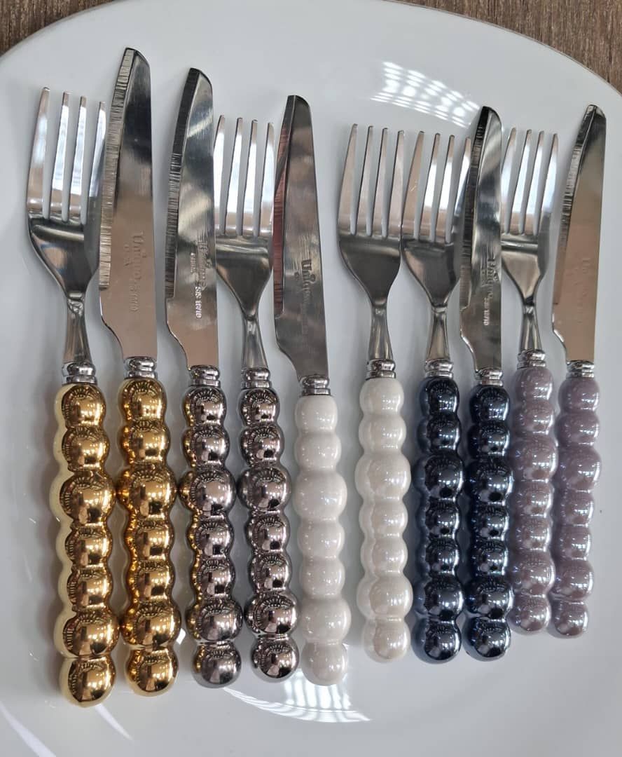 کارد و چنگال مرواریدی