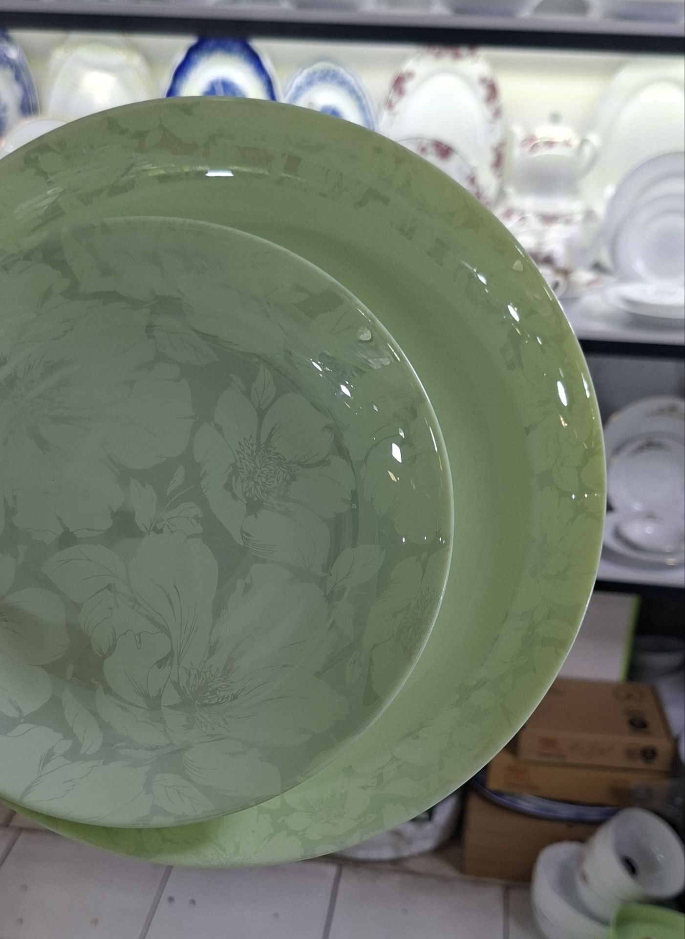 سرویس آرکوپال ۲۶ پارچه فلاور سبز دیوالی