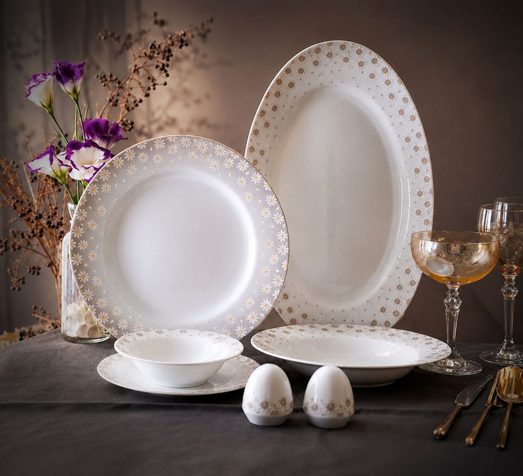 سرویس چینی زرین طرح کامومیلا