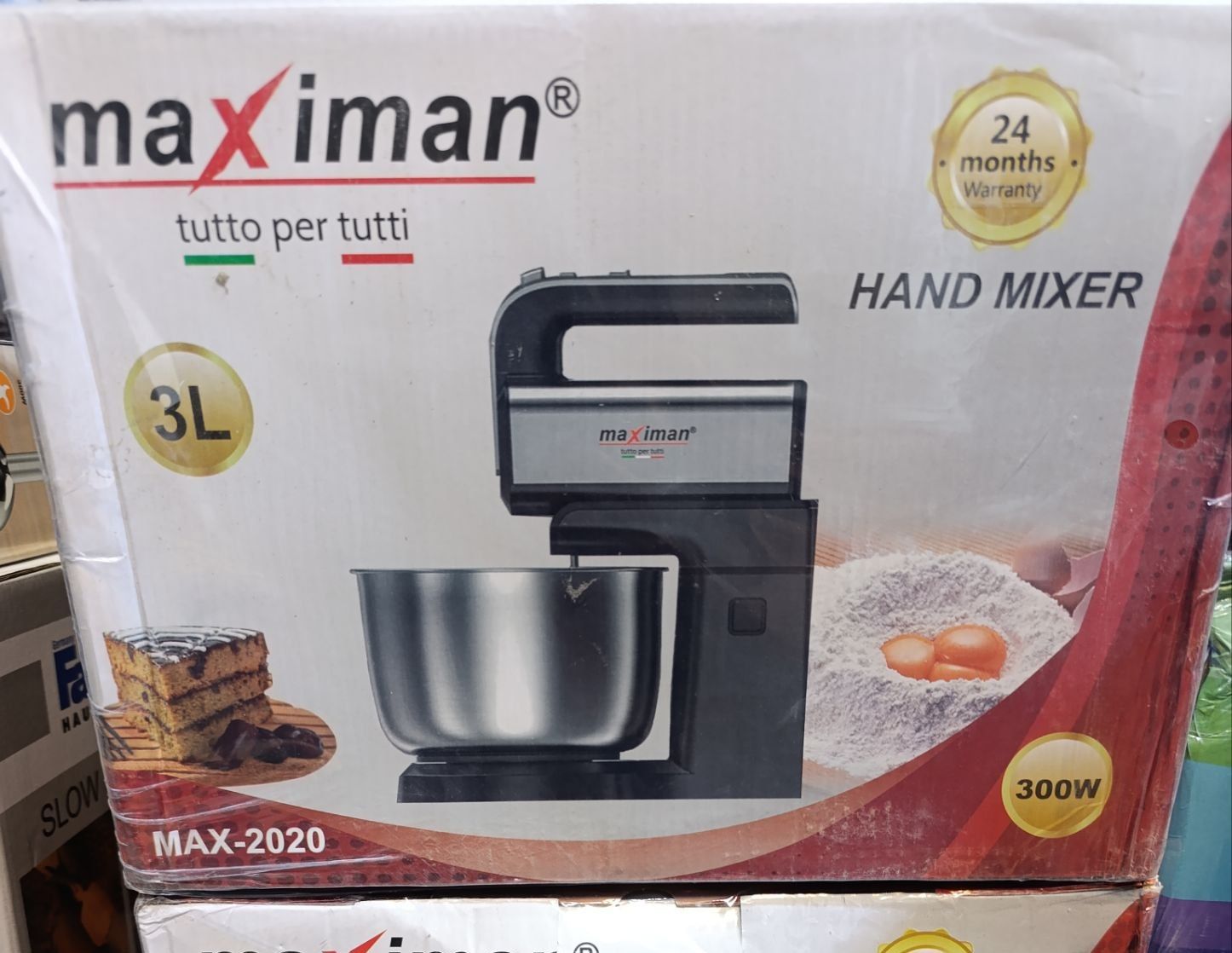 🧁 همزن کاسه‌دار ماکسیمان مدل MAX-2020  ✨